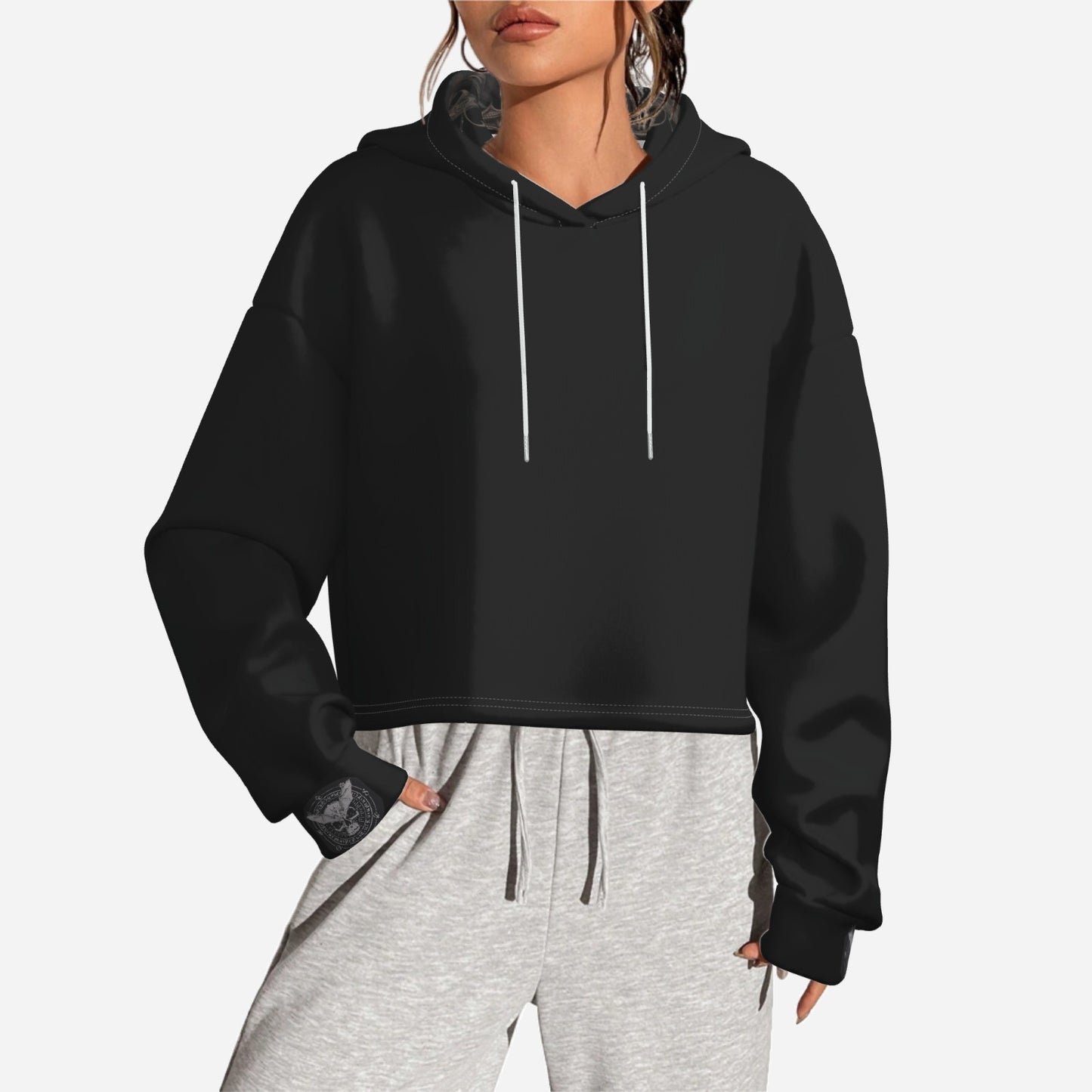 "Embrace the Darkness" Satan in Hell fire Hoodie