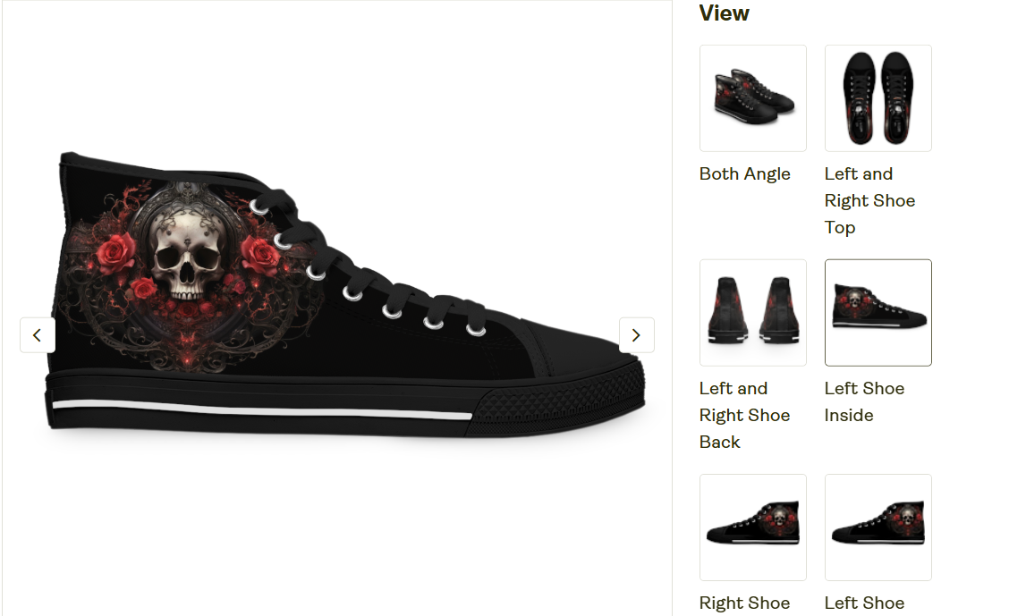 Crimson Requiem High-Tops