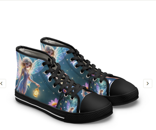 Fairy Glow High Top Sneakers for Women