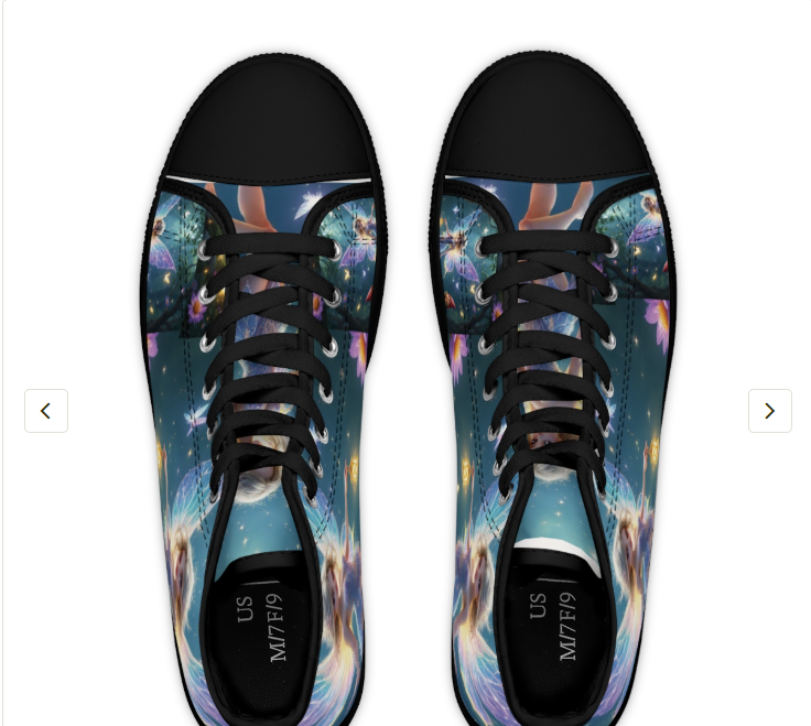 Fairy Glow High Top Sneakers for Women