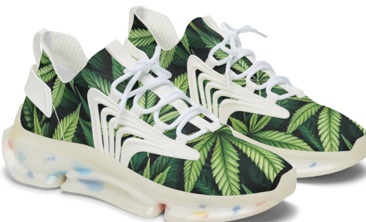 3D Cannabis leaves